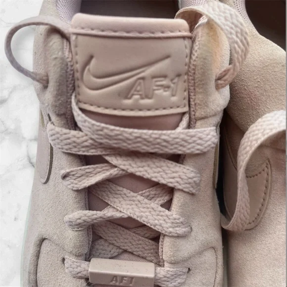📍LAST💲✈︎NIKE AF1 Women's Pink low dunk suede leather Platform Sneakers size 10 - Picture 7 of 13